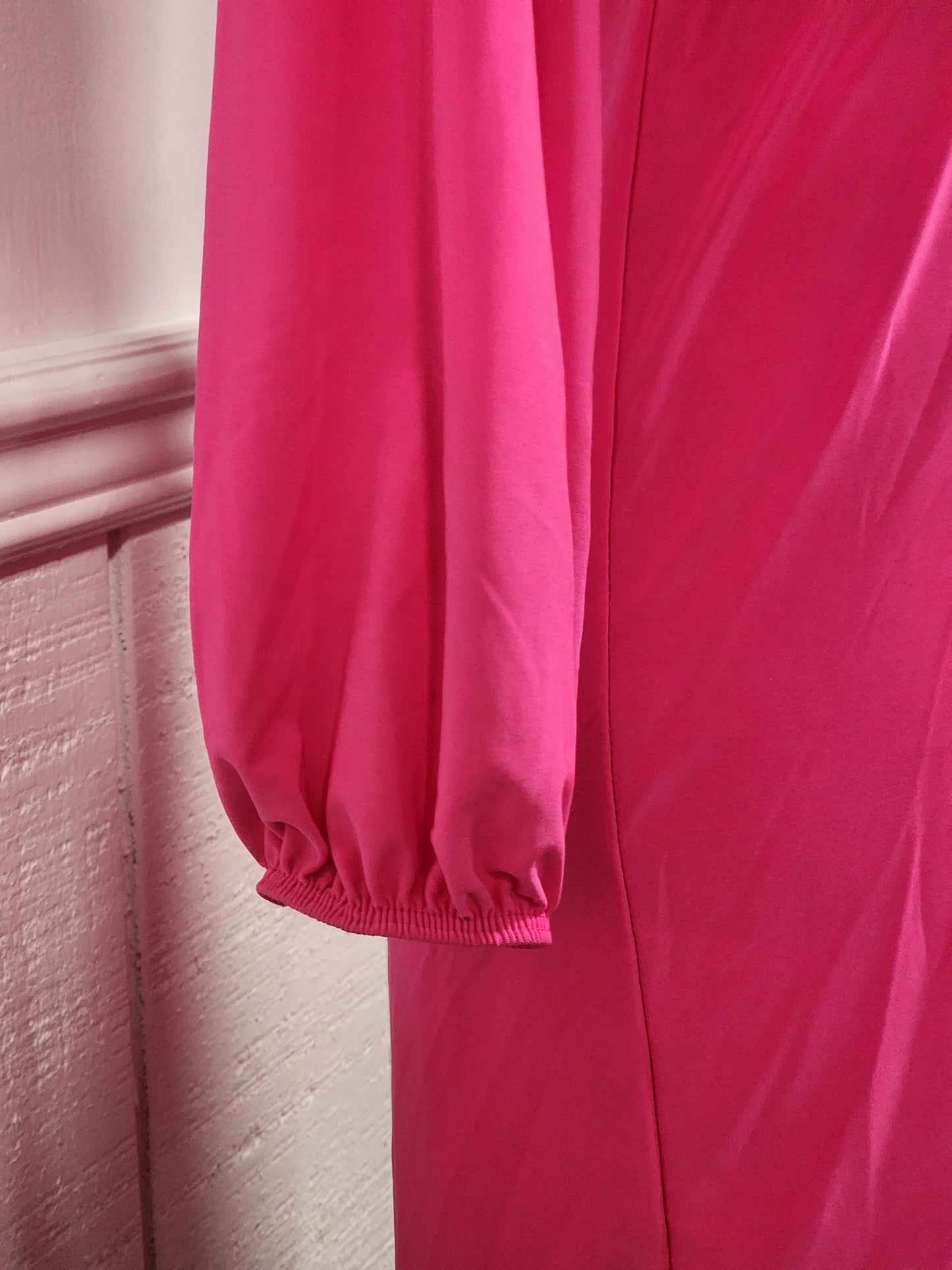 Silky Pink Dress (Size Medium)