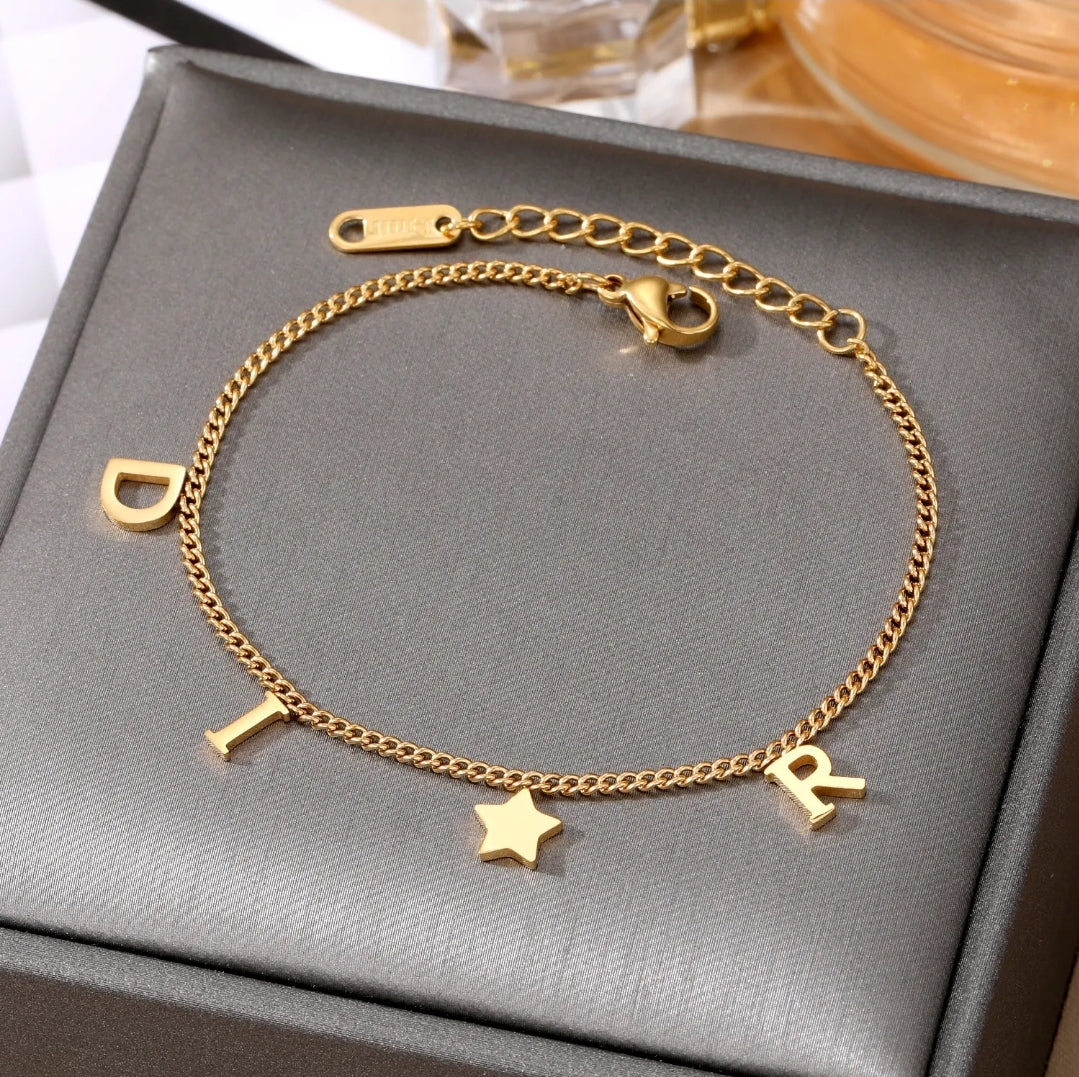 Fashion Inspired Stainless Steel Gold and Silver Anklets