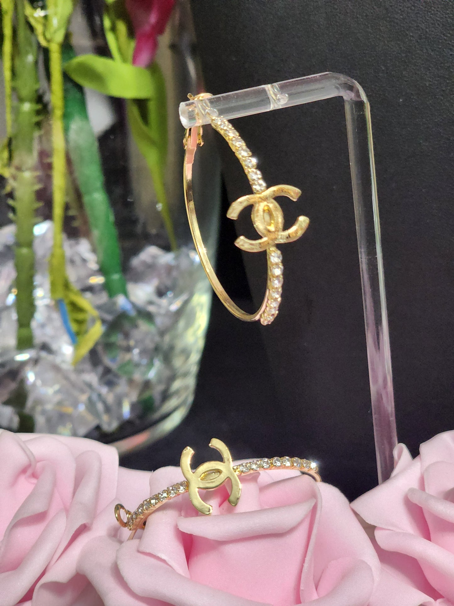 Inspired By Gold or Silver Hoops