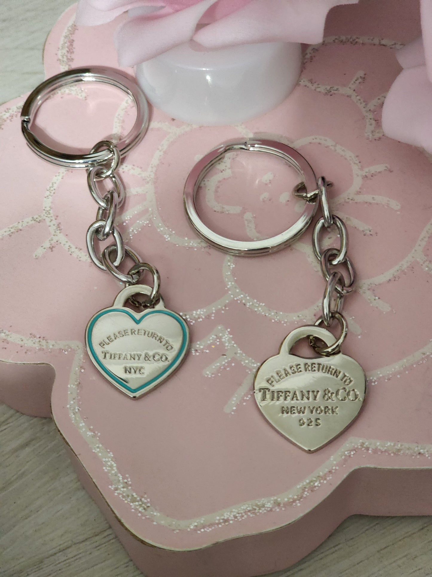 Inspired By Tiffany & Company Stainless Steel Keychain