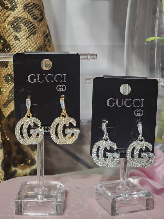 Inspired Gucci Gold or Silver Earrings