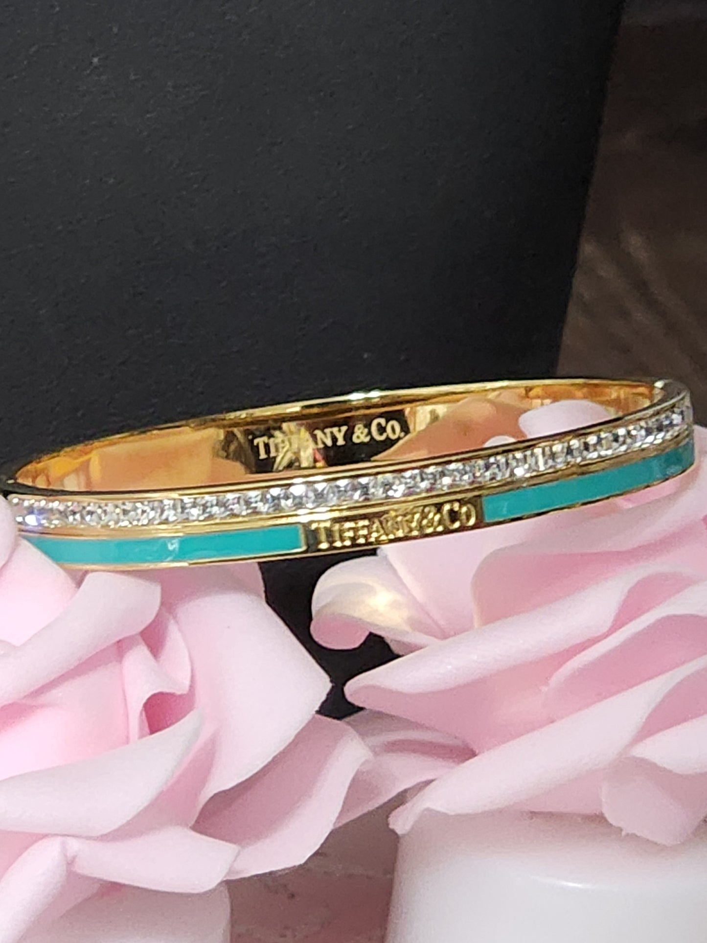 Inspired By Tiffany & Company Silver or Gold Stainless Steel Bracelets (Matching Rings Also Available)