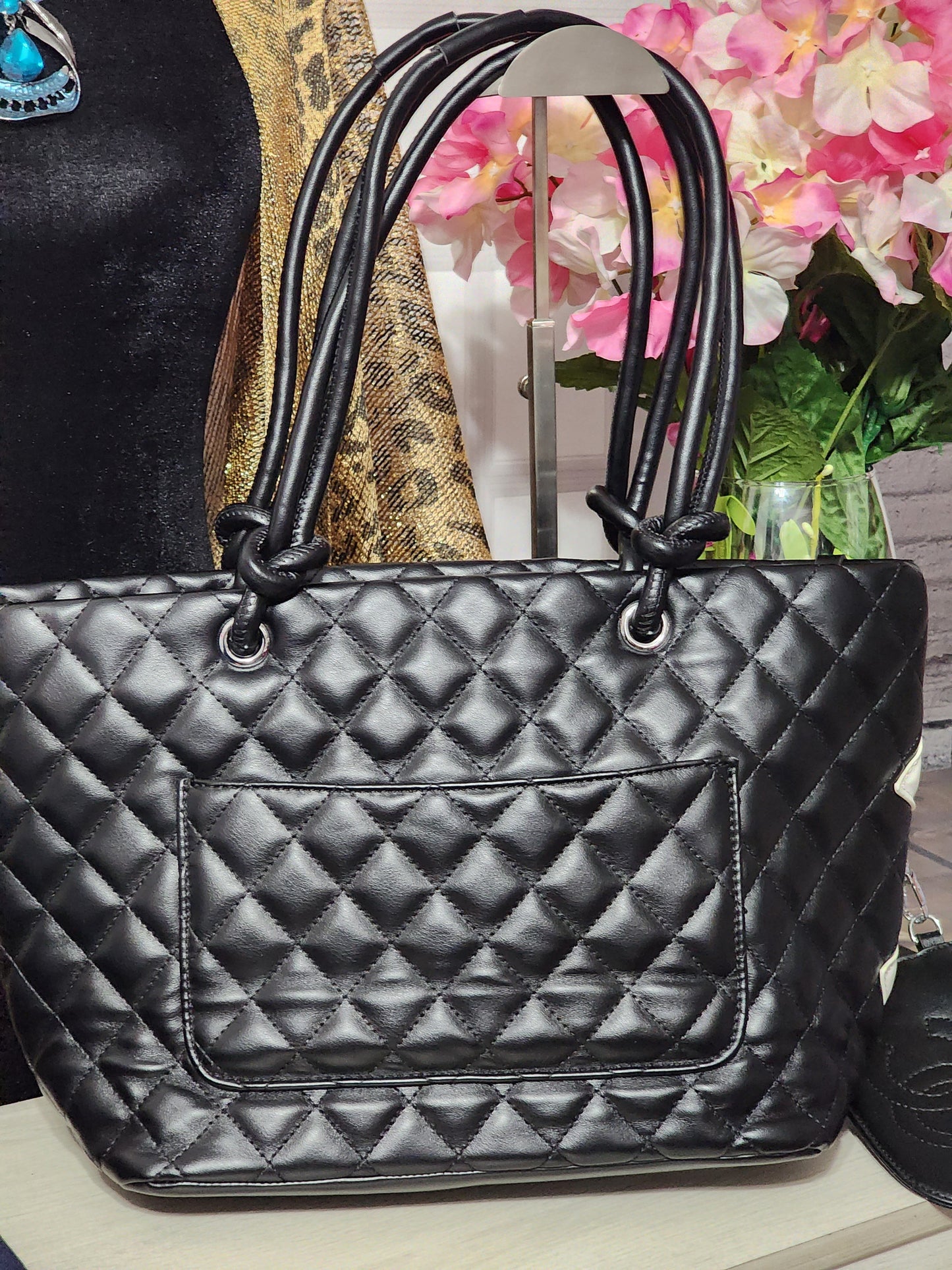 Inspired Black Leather Handbags