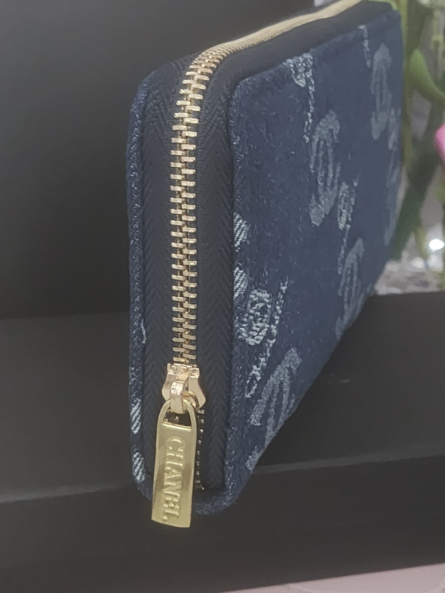 Inspired Denim Long Wallet