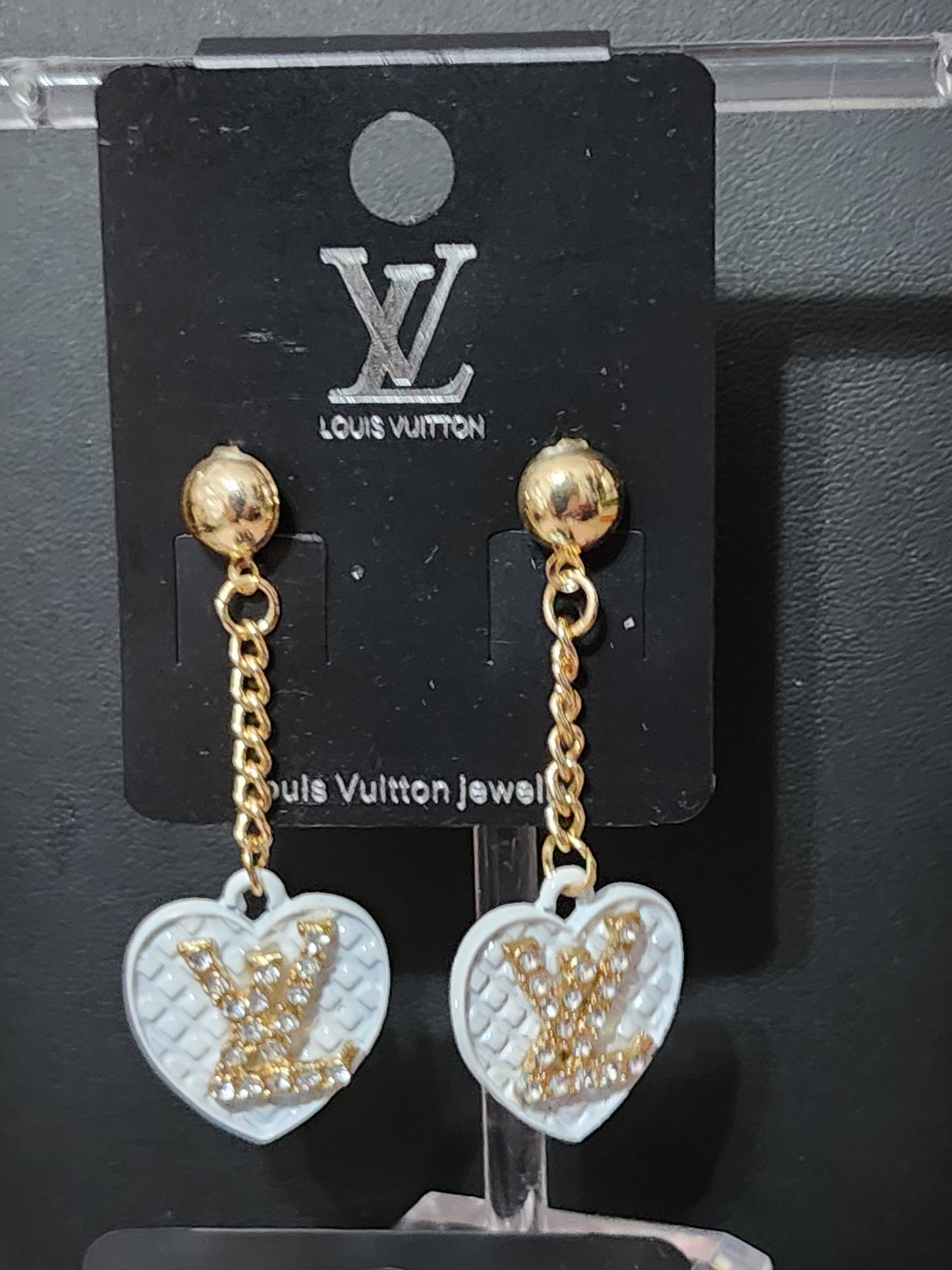 Inspired Gold or Silver Heart Earrings