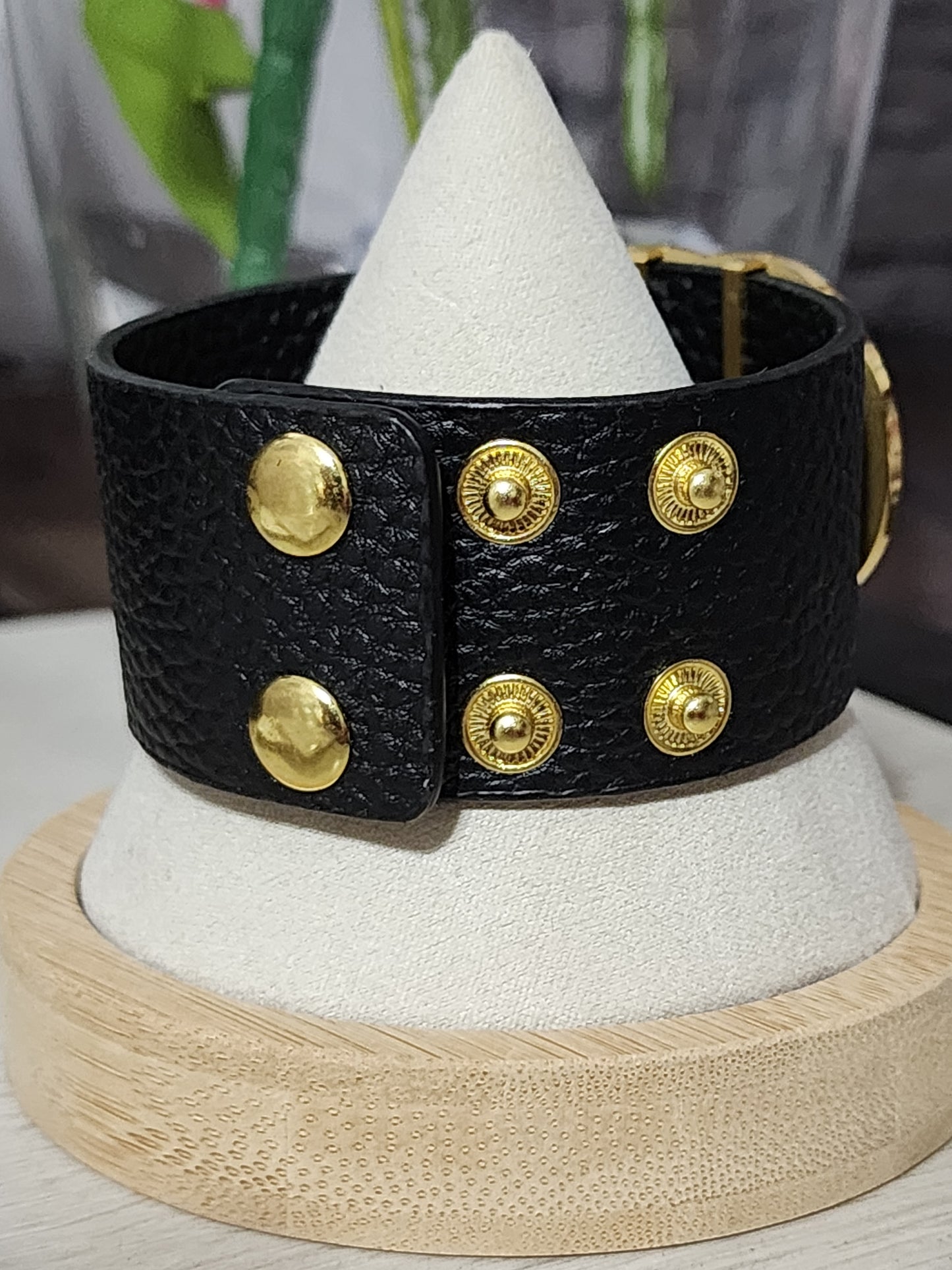 Inspired Leather Snap Bracelets