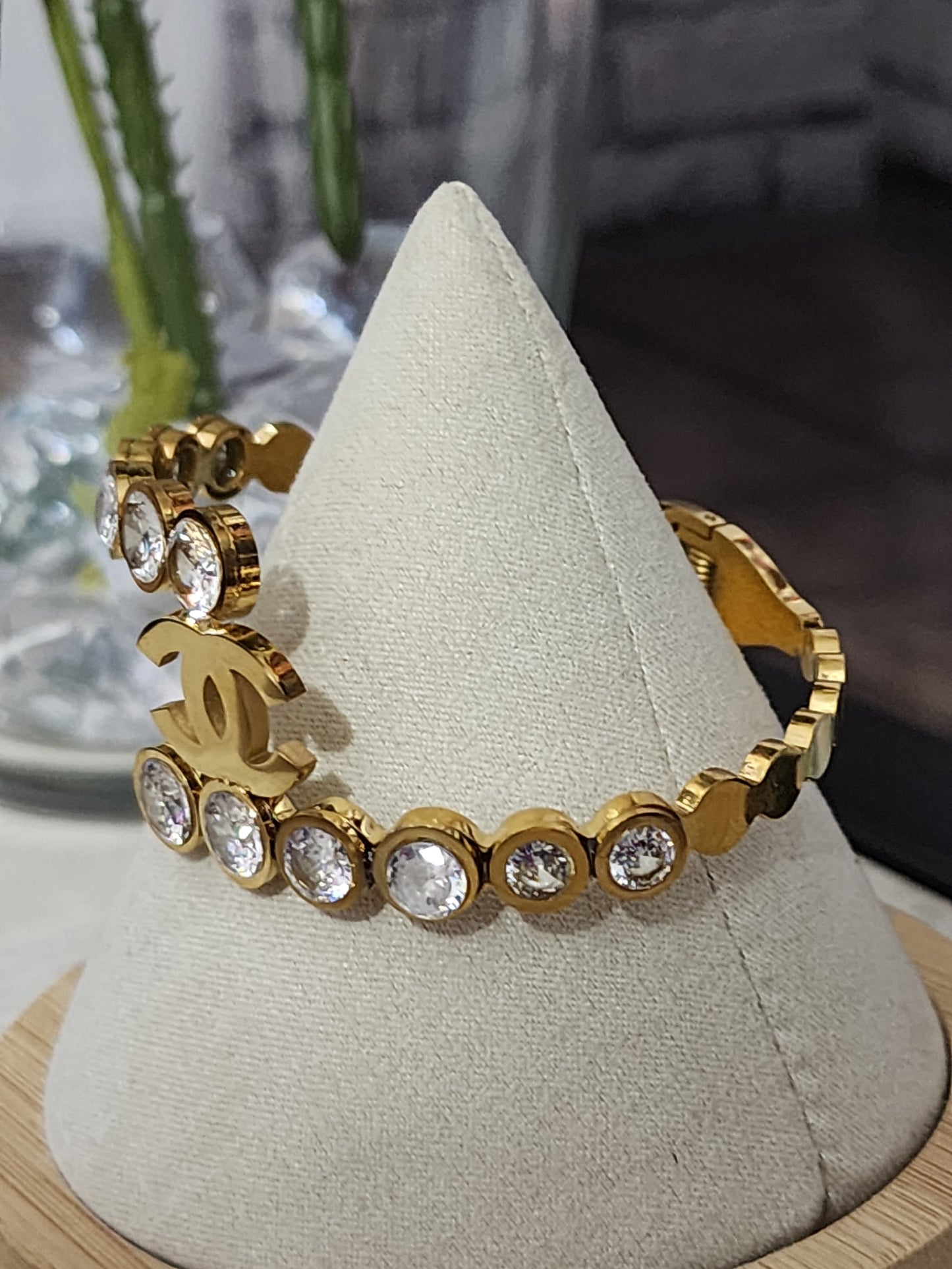 Inspired Gold or Silver Stainless Steel Bracelet