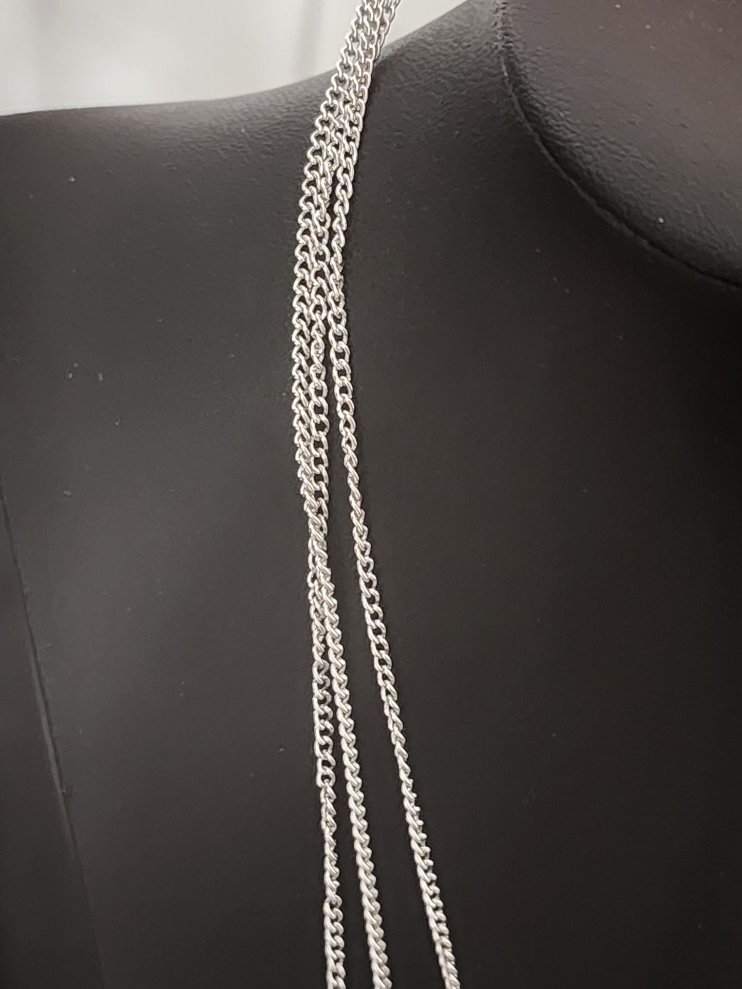 Multi-Layered Silver Necklace