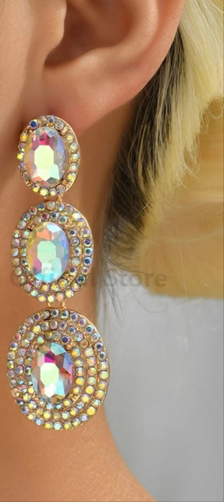 Full Crystal Elegant Earrings