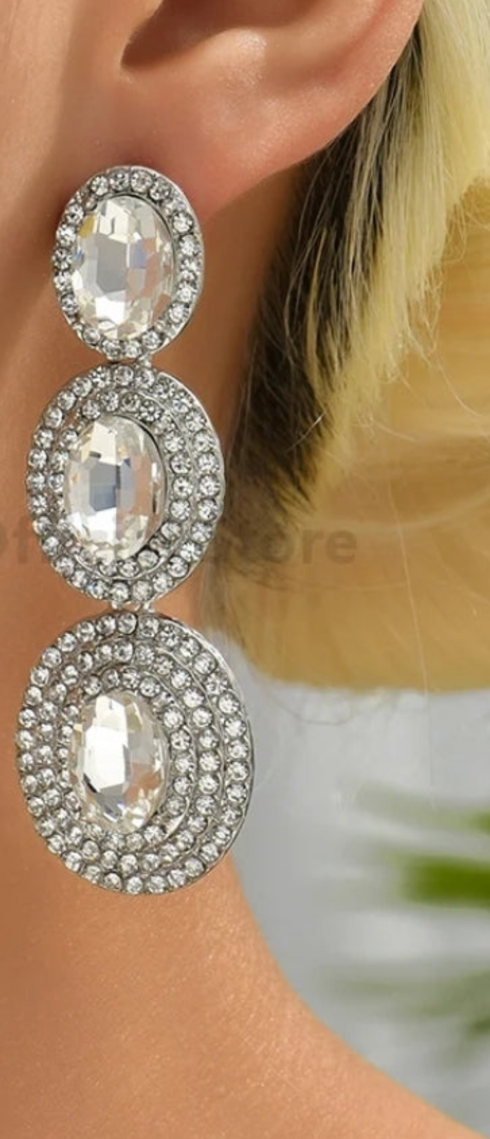 Full Crystal Elegant Earrings