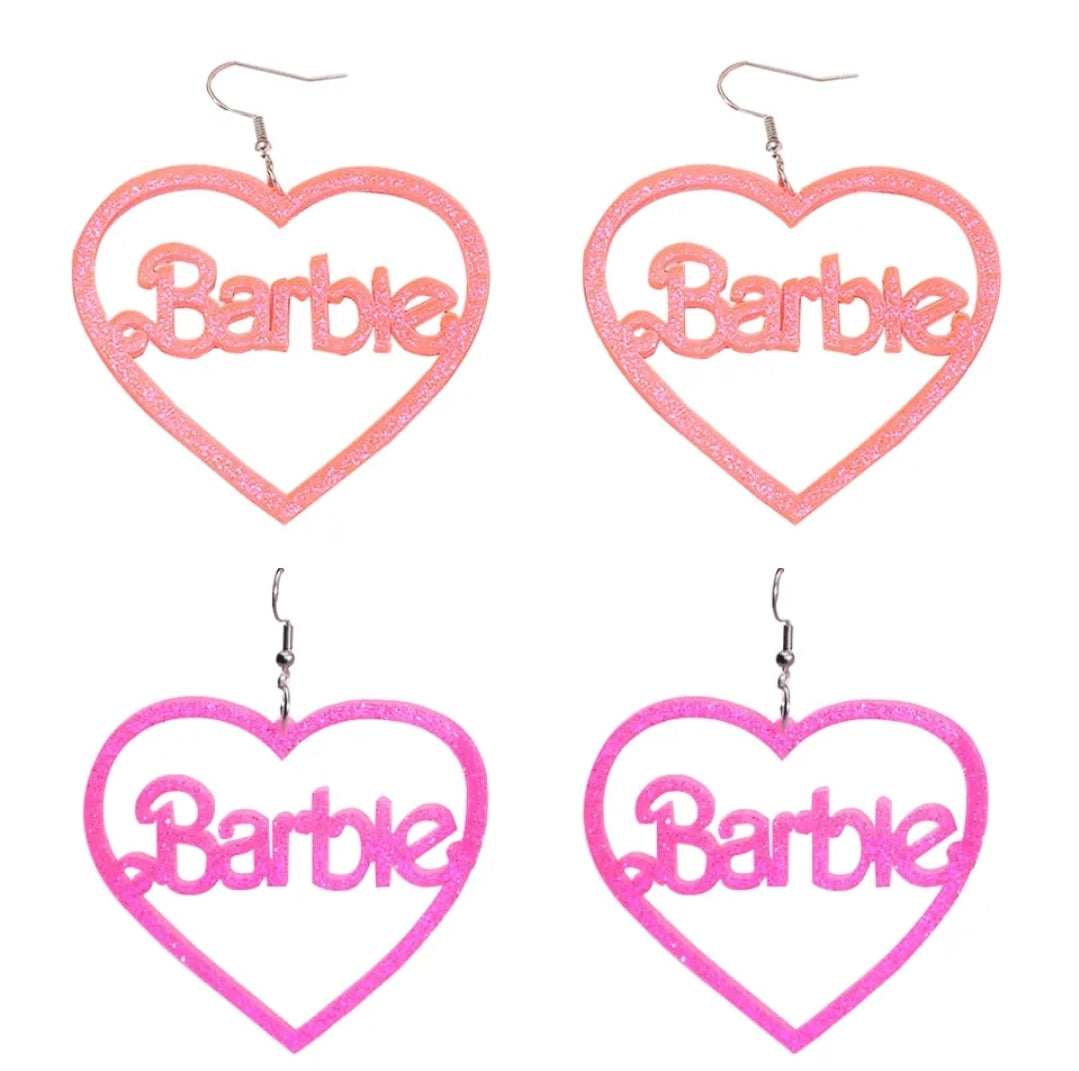 Barbie Earrings (Hot Pink or Soft Pink)
