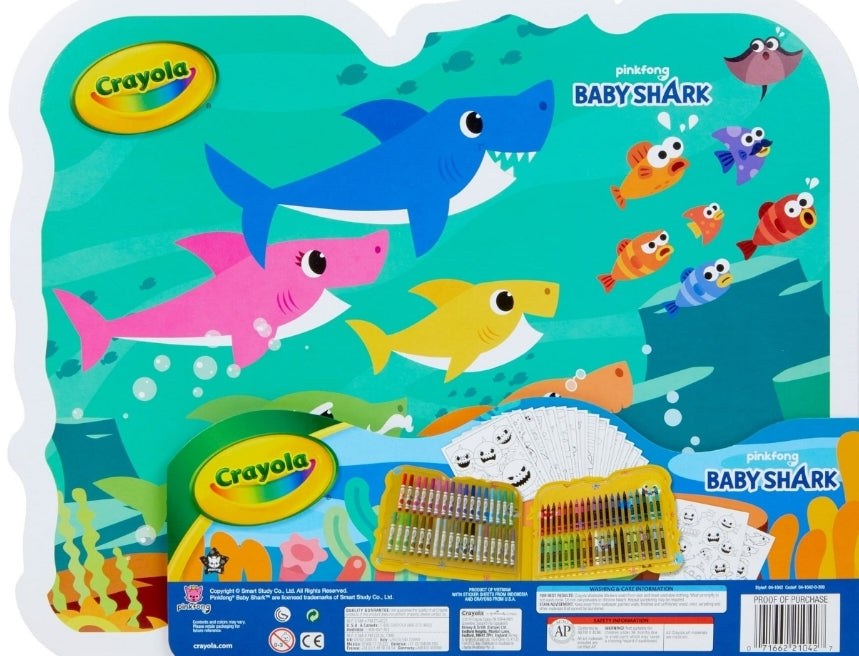 Crayola Baby Shark Art Set