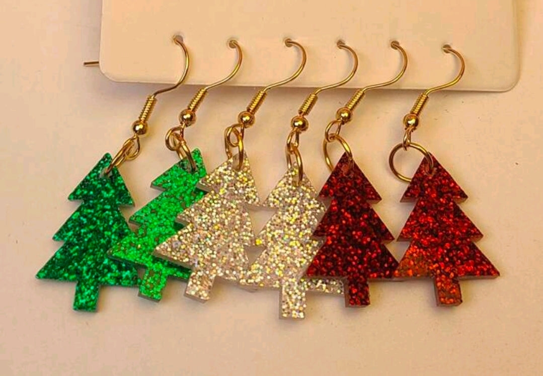 3 Pairs of Christmas 🎄Tree  Earrings