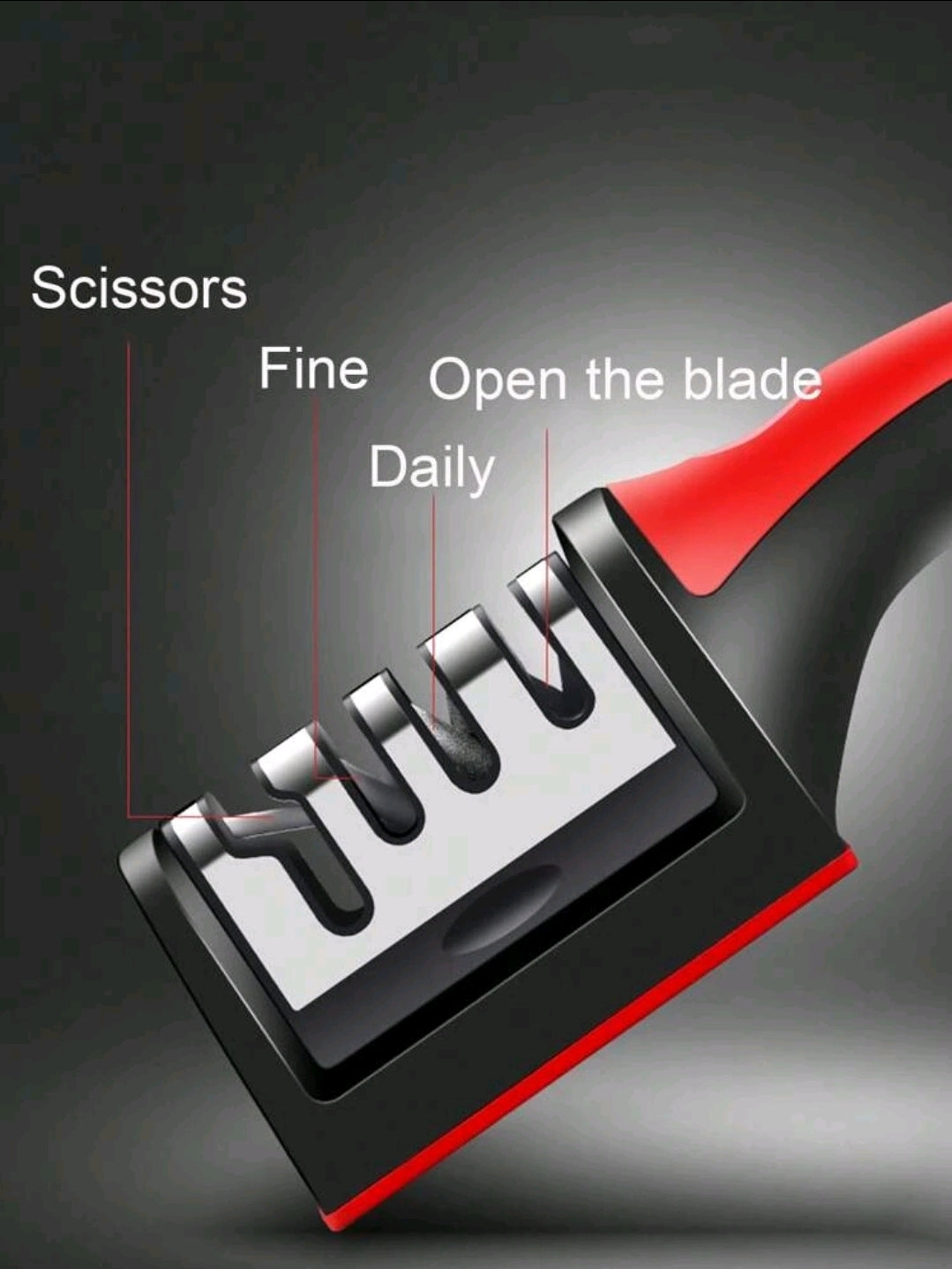 1pc Diamond Knife and Scissor Sharpener Tool