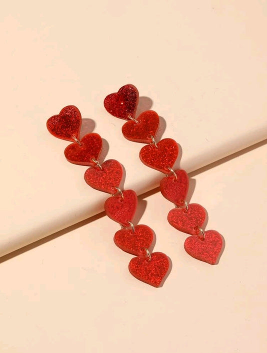 Valentines Day 💝 Heart Earrings