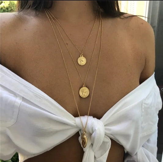 Multi-Layered Gold Necklace