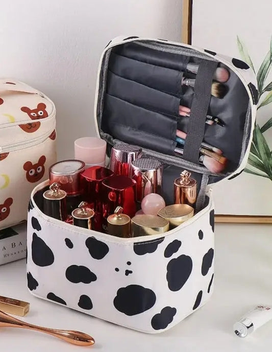 Cow Pattern Toiletry Bag