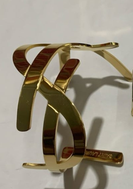 Inspired Gold or Silver Stainless Steel Cuff Bracelets