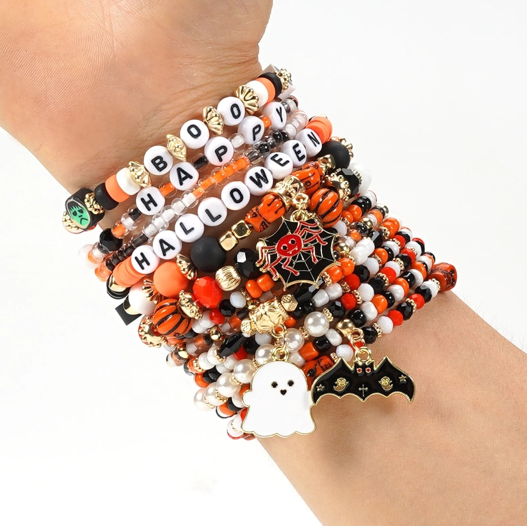 Halloween Stack Bracelets