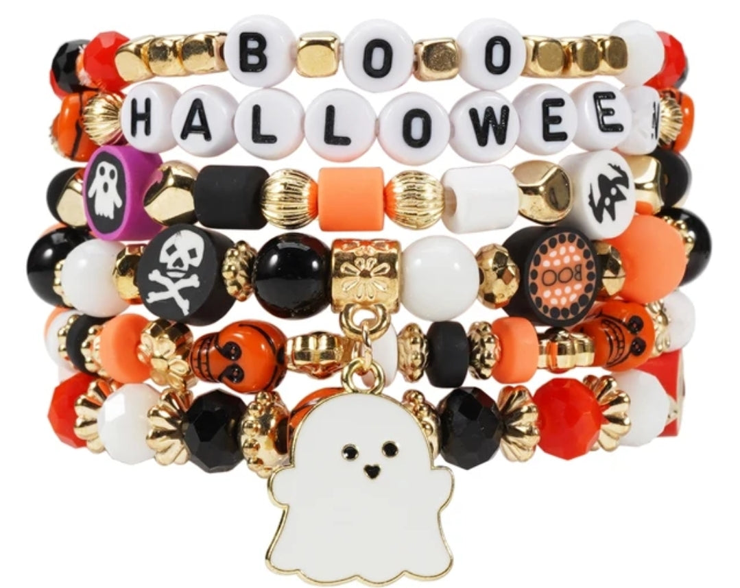 Halloween Stack Bracelets