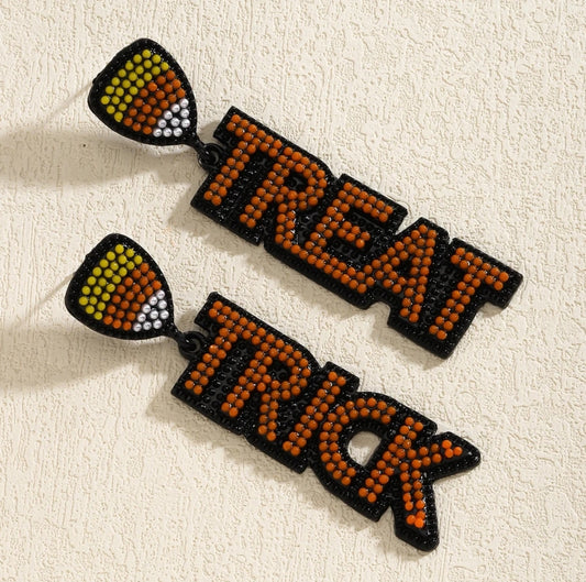 Halloween Trick or Treat Earrings