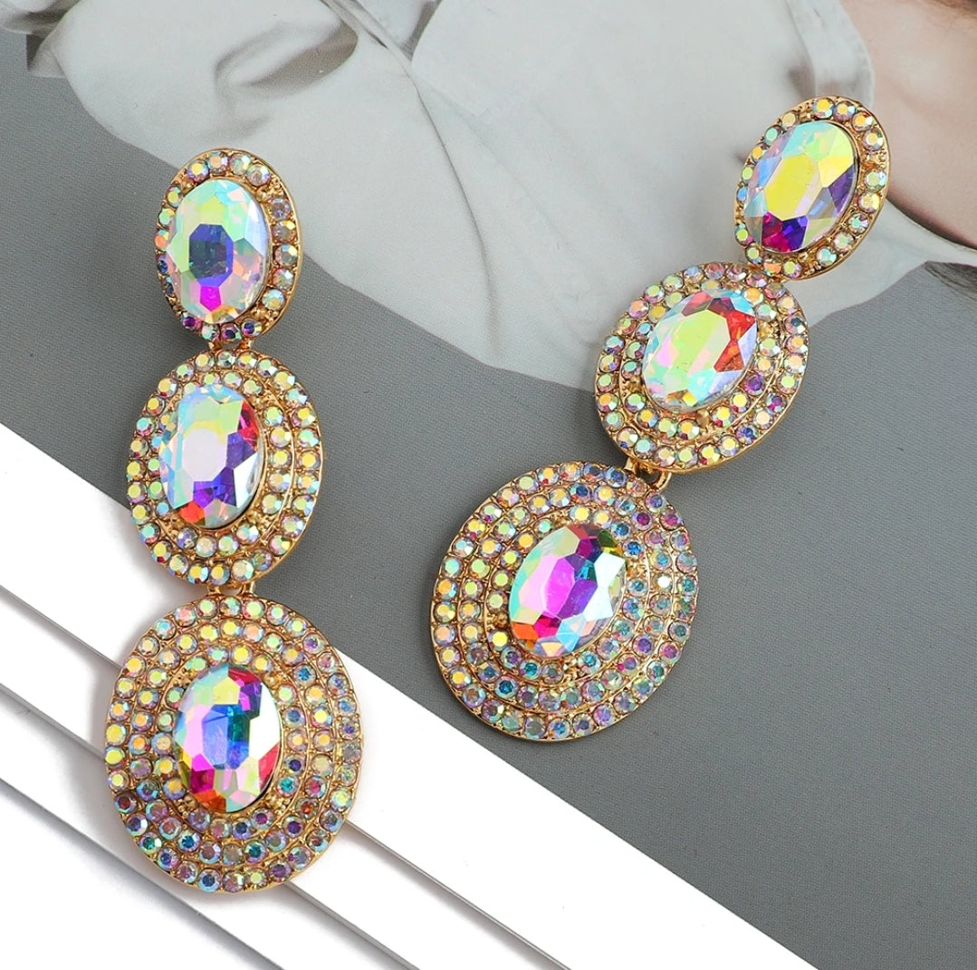 Full Crystal Elegant Earrings