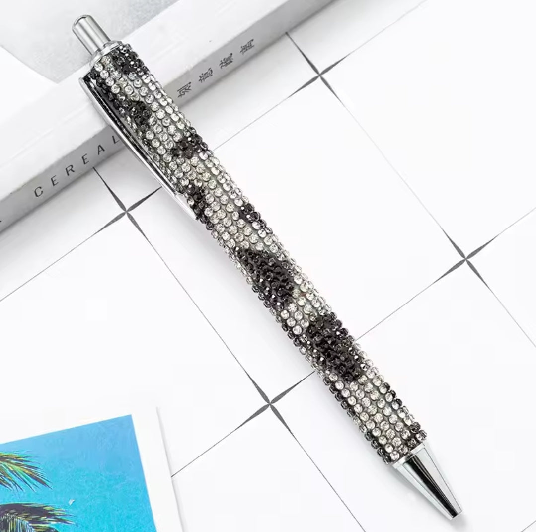 Rhinestone Black Ink Pens