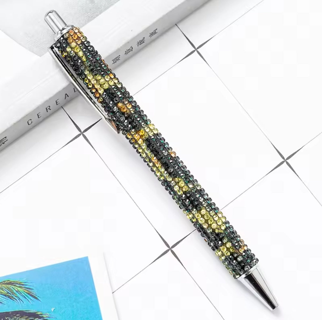 Rhinestone Black Ink Pens