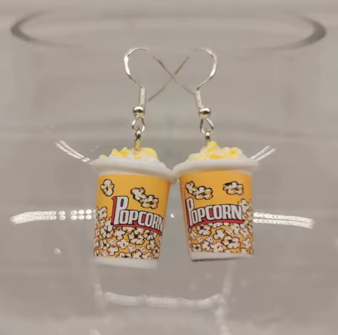 Popcorn 🍿 Bucket Earrings