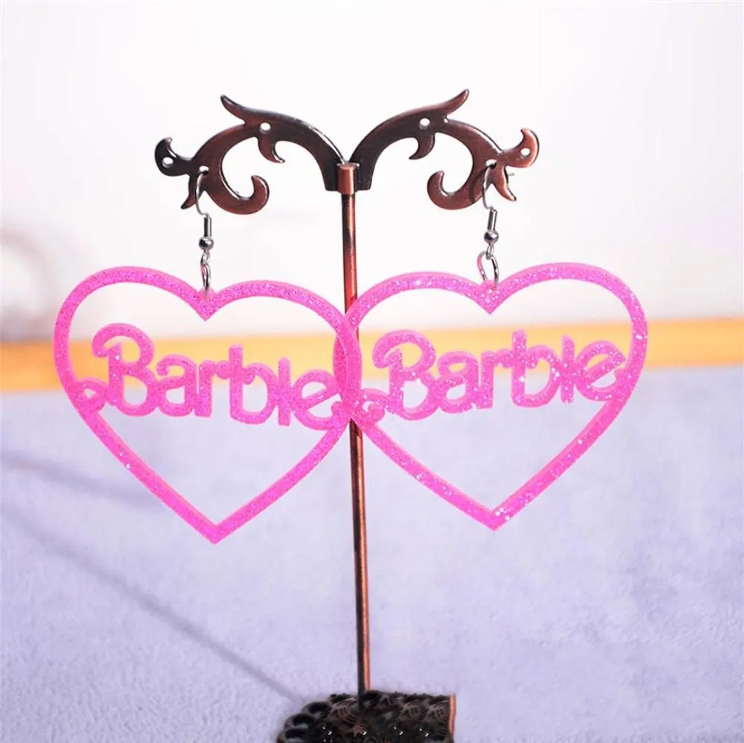 Barbie Earrings (Hot Pink or Soft Pink)