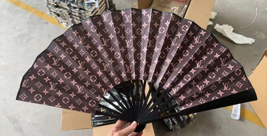 Large Accordion Style Hand Fans