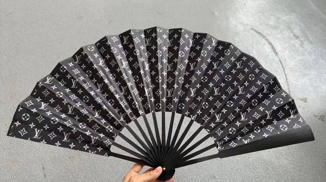Large Accordion Style Hand Fans